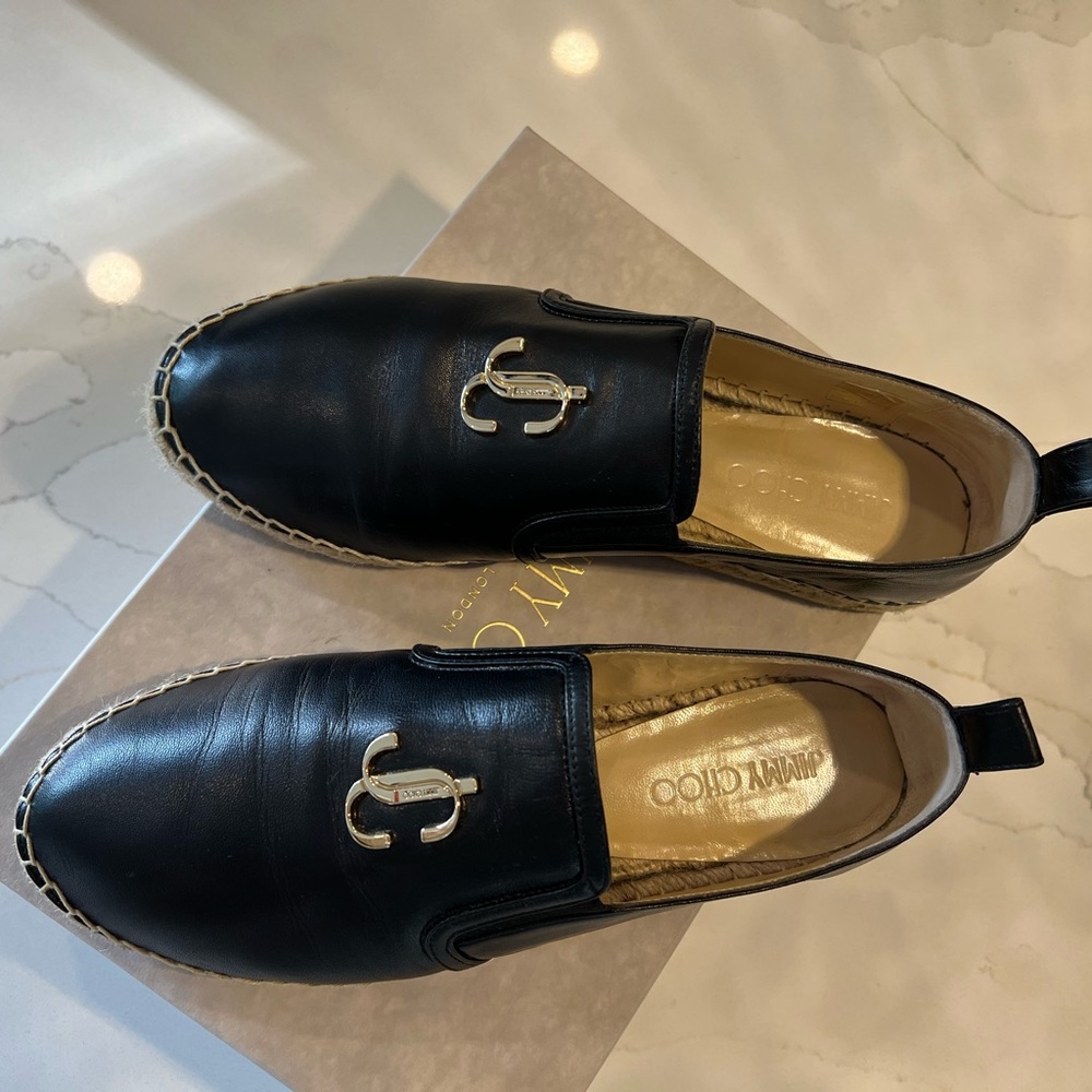 Jimmy Choo Lichi Flats Espadrilles 39
